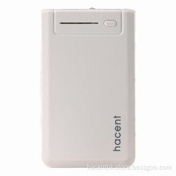 Portable Power Bank/Mobile Phone Charger with 5,200mAh Nominal Capacity, 5.0V/1A Input Voltage